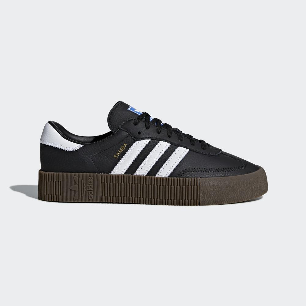 Originals Adidas SAMBAROSE Dama Romania - Negrii/Albi B28156